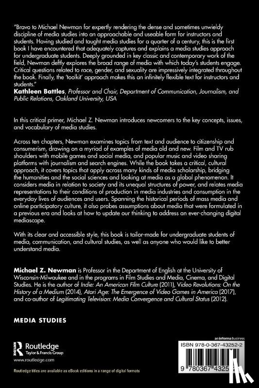 Newman, Michael Z. (University of Wisconsin-Milwaukee - The Media Studies Toolkit