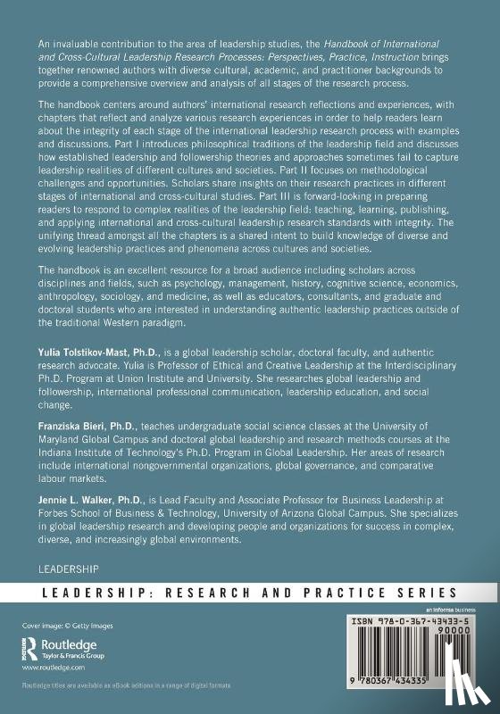  - Handbook of International and Cross-Cultural Leadership Research Processes