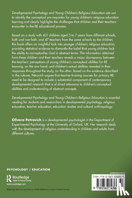 Petrovich, Olivera (University of Oxford - Developmental Psychology and Young Children’s Religious Education