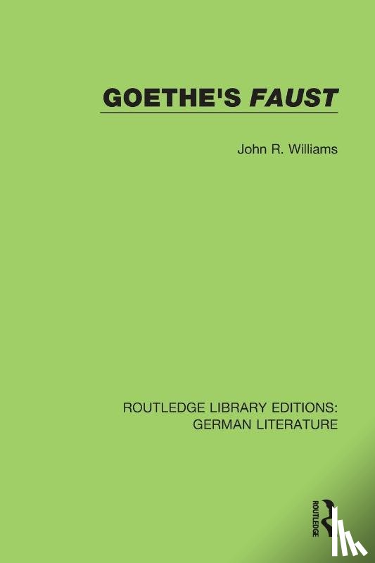 Williams, John R. - Goethe's Faust