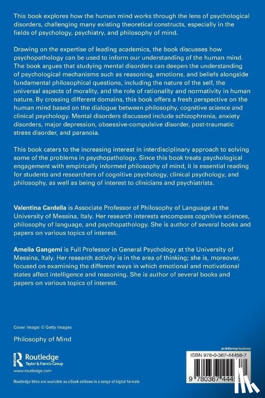  - Psychopathology and Philosophy of Mind