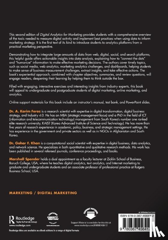 Feroz, A. Karim, Khan, Gohar F., Sponder, Marshall - Digital Analytics for Marketing