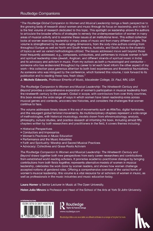  - The Routledge Companion to Women and Musical Leadership