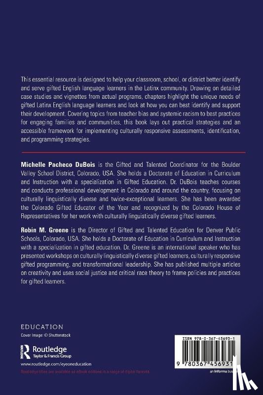 DuBois, Michelle, Greene, Robin - Supporting Gifted ELLs in the Latinx Community