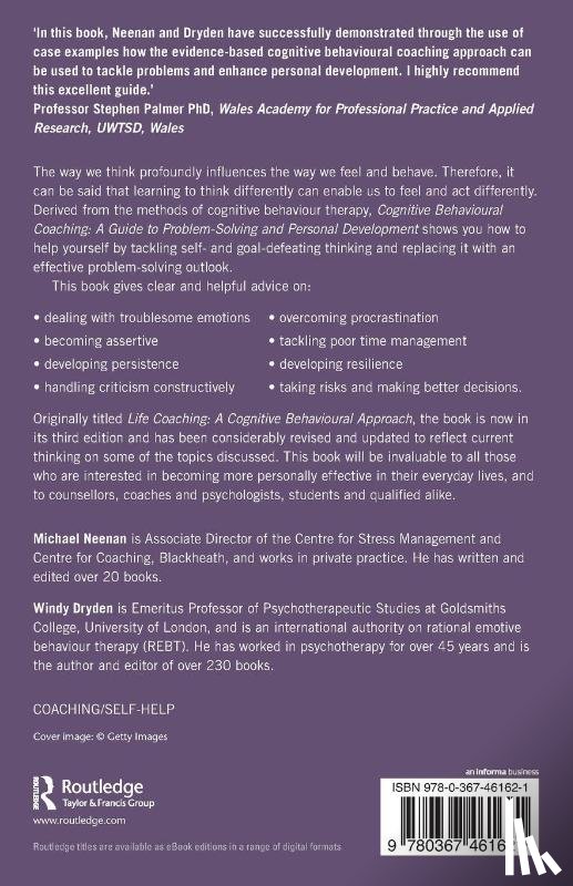 Neenan, Michael (Centre for Stress Management, Dryden, Windy (Goldsmiths - Cognitive Behavioural Coaching