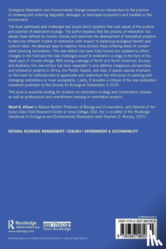 Allison, Stuart K. - Ecological Restoration and Environmental Change