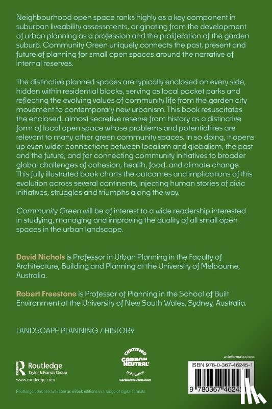 Nichols, David, Freestone, Robert (University of New South Wales - Community Green