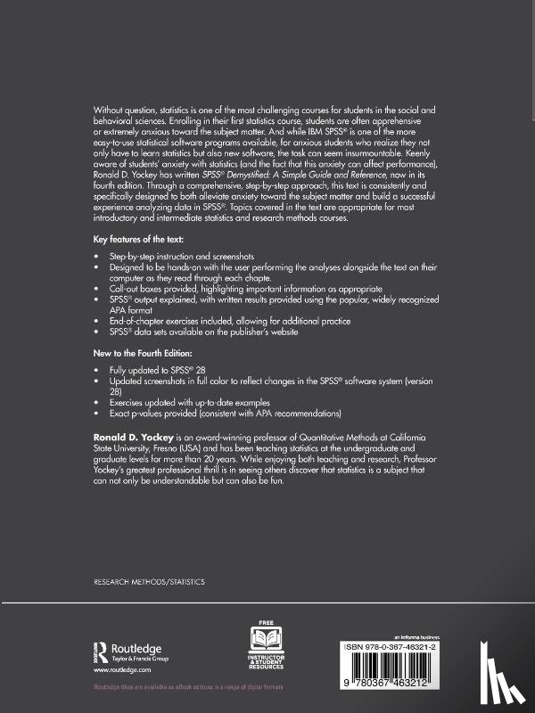 Yockey, Ronald D. (Fresno State University - SPSS Demystified