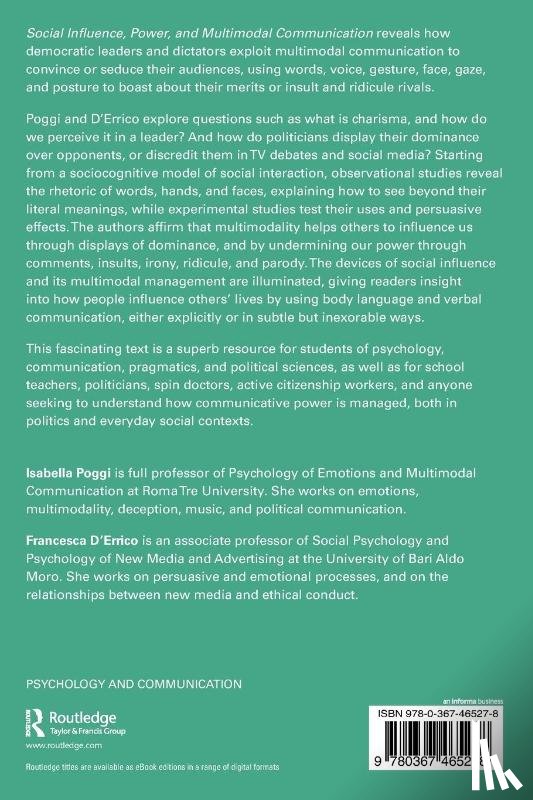 Poggi, Isabella, D'Errico, Francesca - Social Influence, Power, and Multimodal Communication