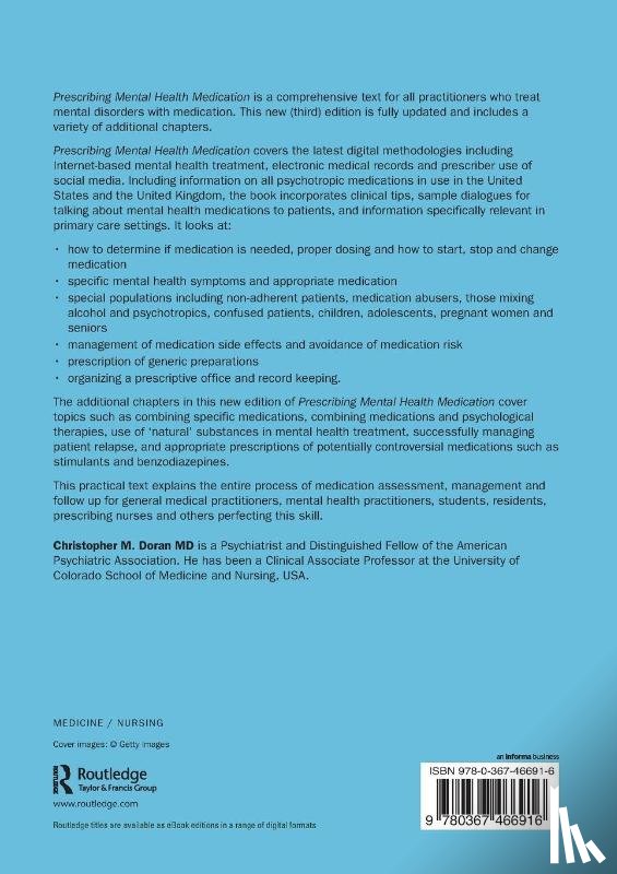 Doran, Christopher Miller - Prescribing Mental Health Medication