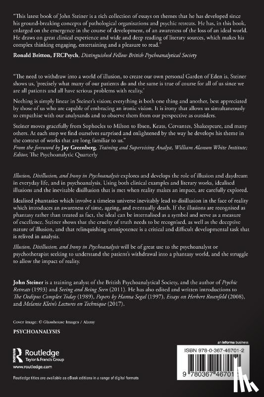 Steiner, John - Illusion, Disillusion, and Irony in Psychoanalysis
