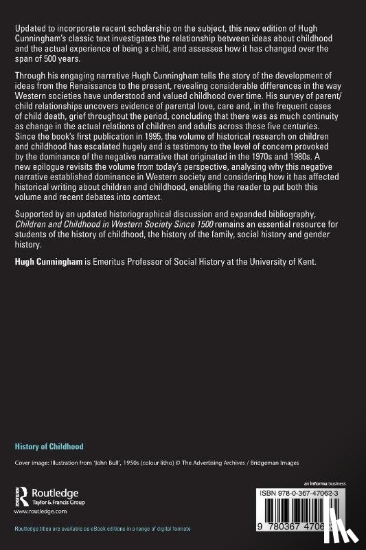 Cunningham, Hugh - Children and Childhood in Western Society Since 1500