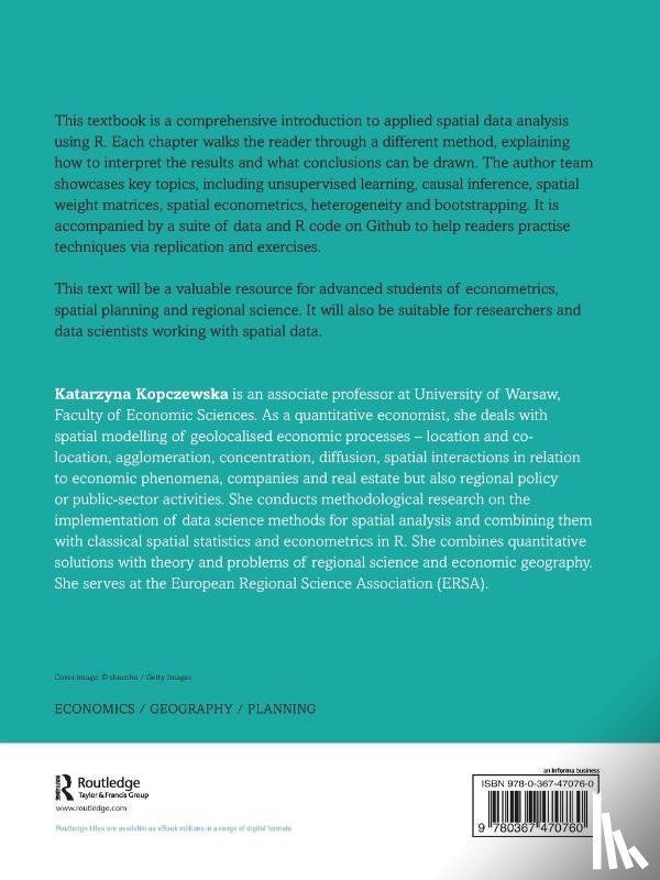  - Applied Spatial Statistics and Econometrics