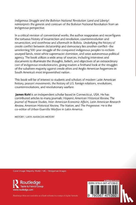 Kohl, James - Indigenous Struggle and the Bolivian National Revolution