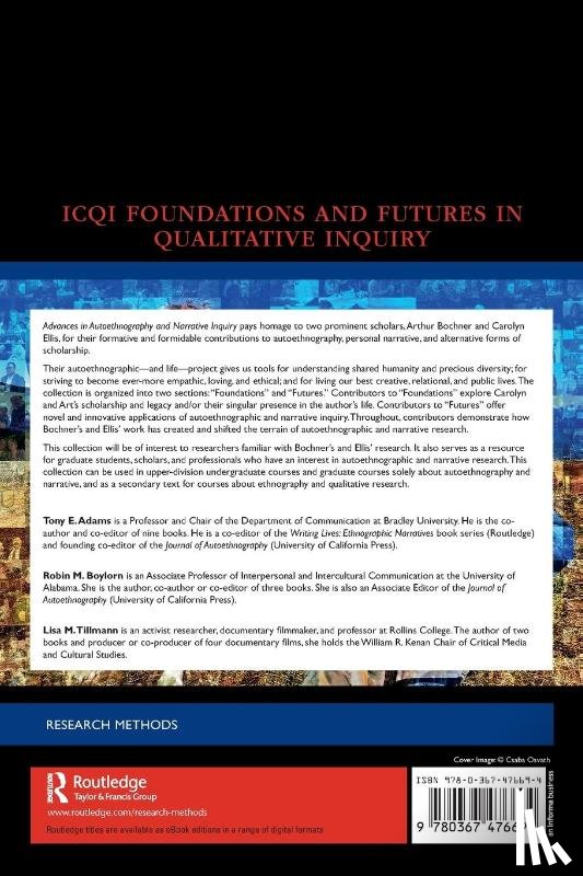  - Advances in Autoethnography and Narrative Inquiry