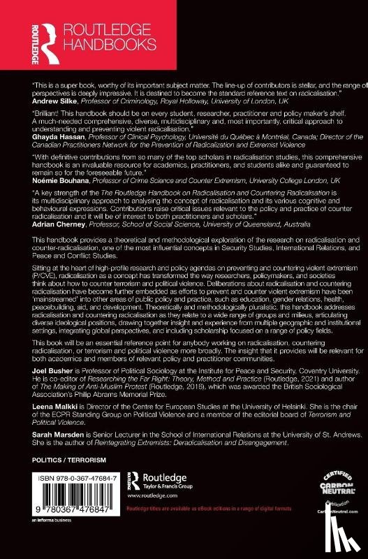  - The Routledge Handbook on Radicalisation and Countering Radicalisation