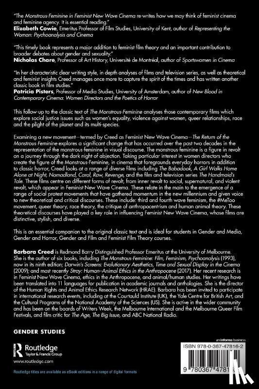 Creed, Barbara (University of Melbourne) - Return of the Monstrous-Feminine