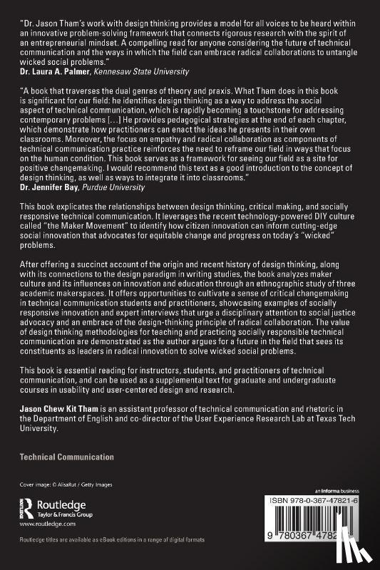 Tham, Jason (Texas Tech University - Design Thinking in Technical Communication