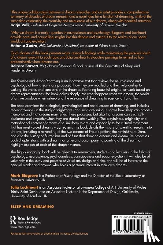 Blagrove, Mark, Lockheart, Julia - The Science and Art of Dreaming