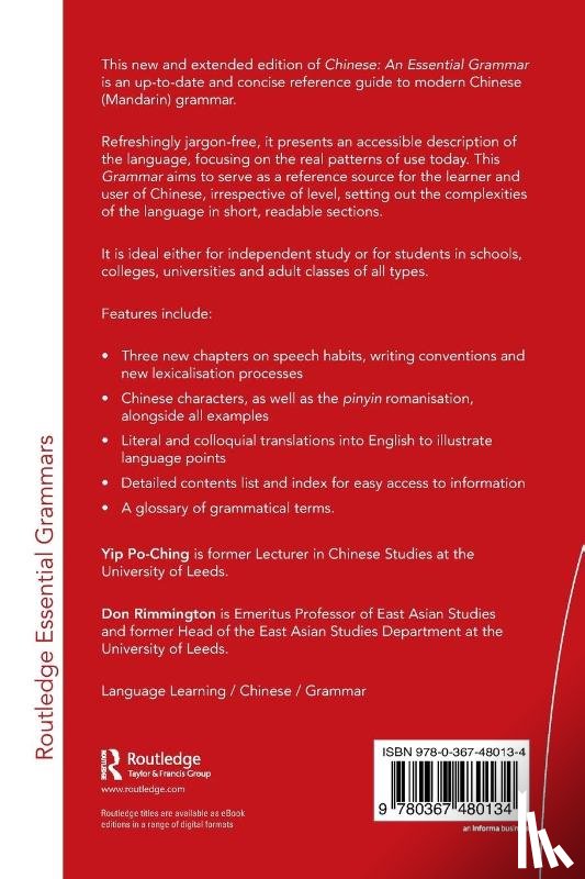 Po-Ching, Yip (University of Leeds, Rimmington, Don - Chinese