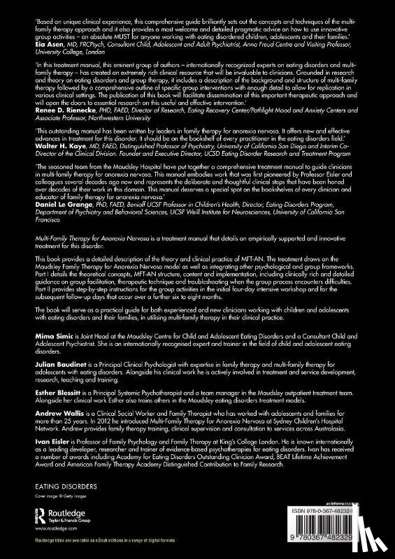 Simic, Mima, Baudinet, Julian, Blessitt, Esther, Wallis, Andrew - Multi-Family Therapy for Anorexia Nervosa