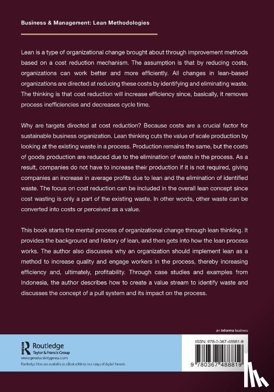 Iswanto, A. Heri - Organizational Change through Lean Methodologies