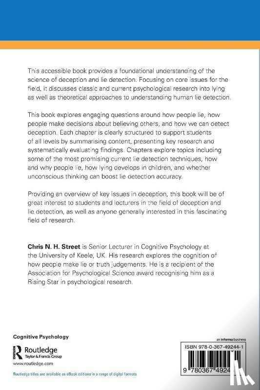 Street, Chris N. H. - An Introduction to the Science of Deception and Lie Detection