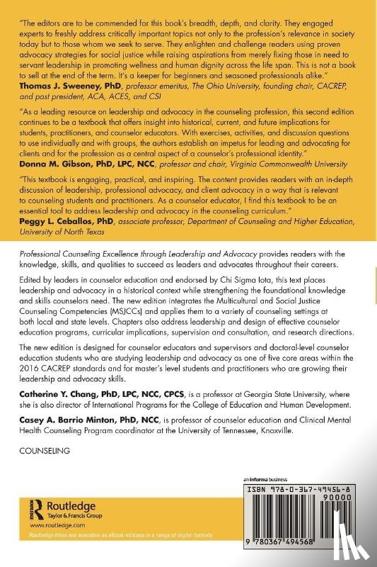  - Professional Counseling Excellence through Leadership and Advocacy