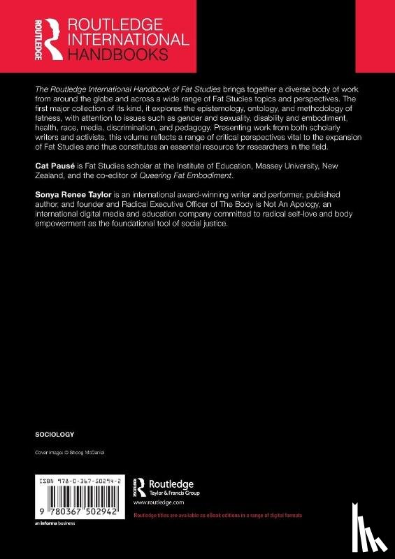  - The Routledge International Handbook of Fat Studies