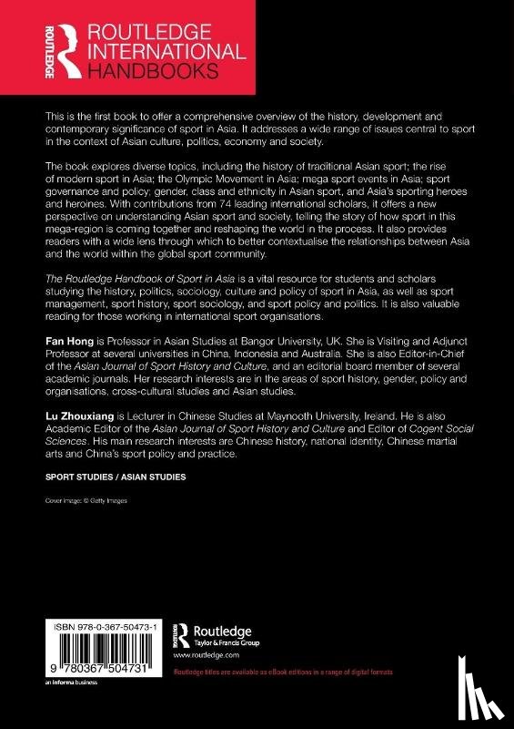  - The Routledge Handbook of Sport in Asia