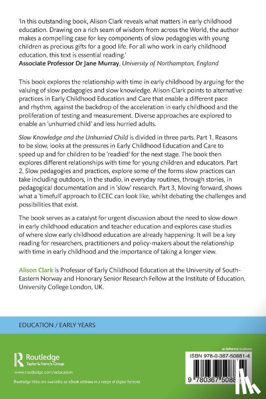 Clark, Alison - Slow Knowledge and the Unhurried Child