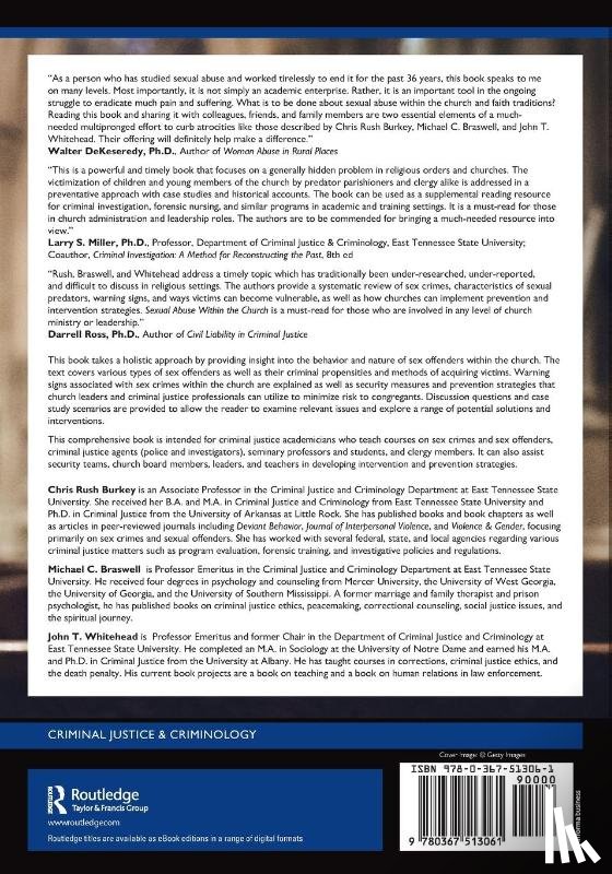 Rush Burkey, Chris, Braswell, Michael C. (Professor Emeritus, Whitehead, John T. (East Tennessee State University) - Sexual Abuse Within the Church