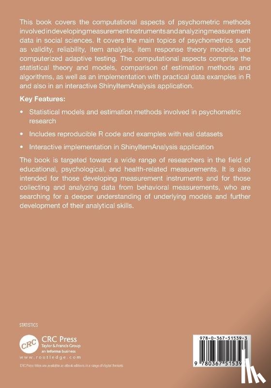Martinkova, Patricia (Sr. researcher, Hladka, Adela (Postdoc Fellow - Computational Aspects of Psychometric Methods