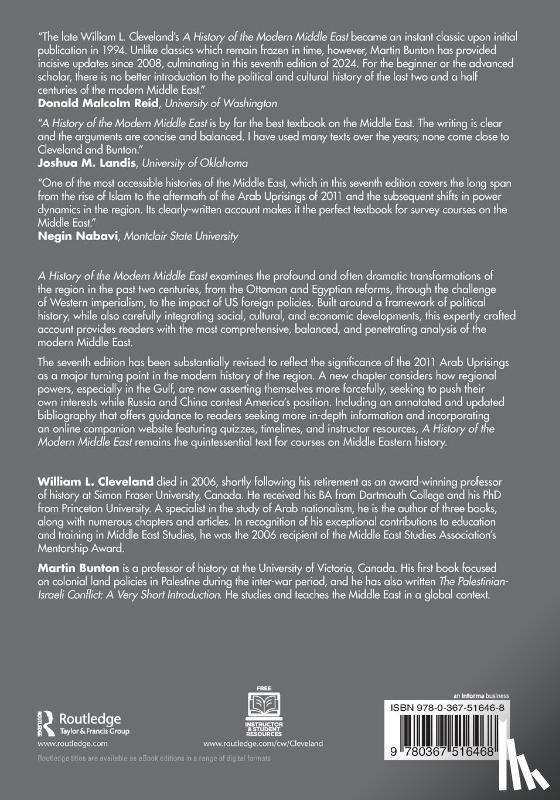 Cleveland, William L., Bunton, Martin - A History of the Modern Middle East