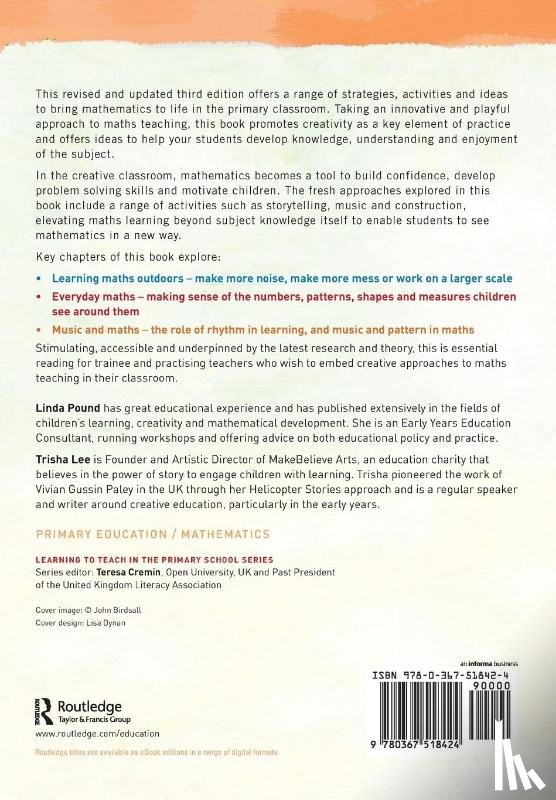 Pound, Linda (Education Consultant, Lee, Trisha (Artistic Director of Make-Believe Arts - Teaching Mathematics Creatively