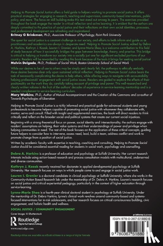  - Helping to Promote Social Justice