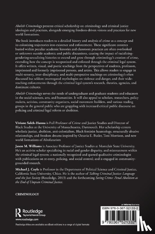  - Abolish Criminology