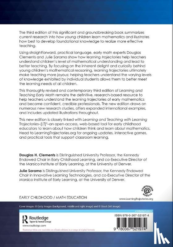 Clements, Douglas H. (University of Denver, Sarama, Julie (University of Denver - Learning and Teaching Early Math