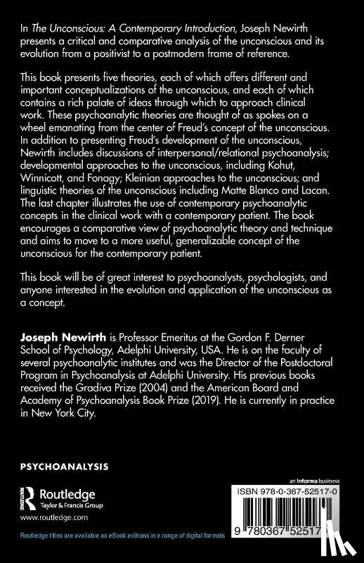 Newirth, Joseph (Gordon F. Derner School of Psychology - The Unconscious