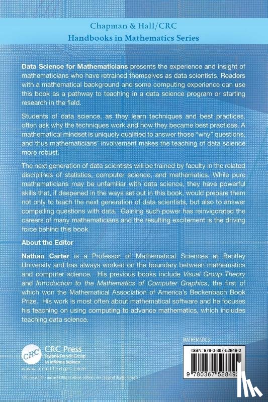  - Data Science for Mathematicians