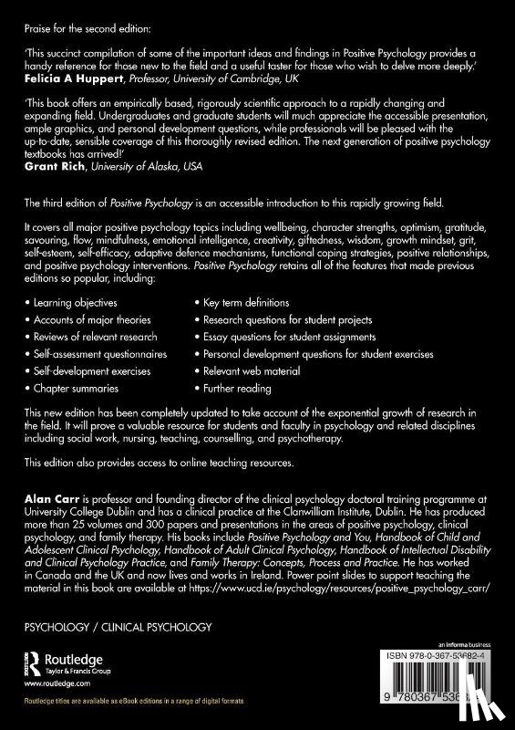 Carr, Alan (University College Dublin - Positive Psychology