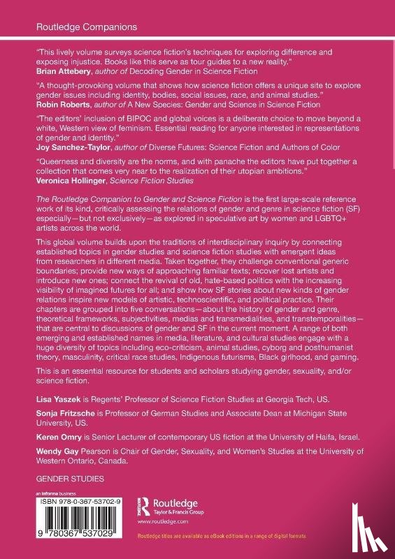  - The Routledge Companion to Gender and Science Fiction