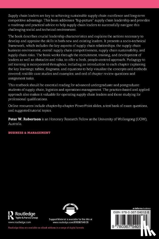 Robertson, Peter W. - Supply Chain Leadership