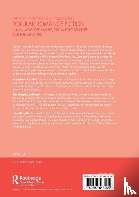  - The Routledge Research Companion to Popular Romance Fiction