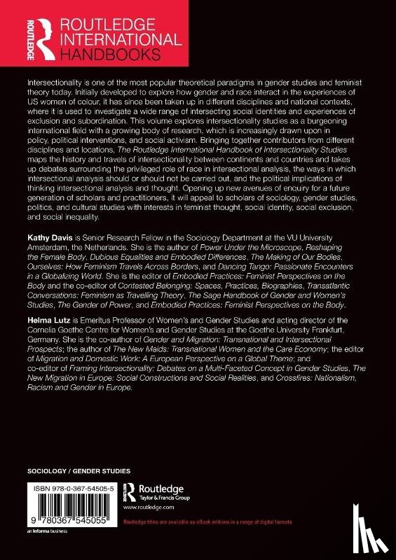  - The Routledge International Handbook of Intersectionality Studies