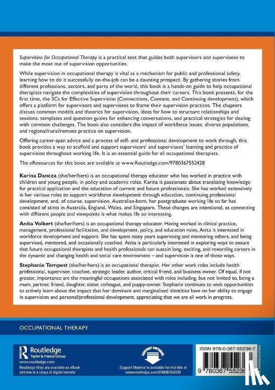  - Supervision for Occupational Therapy