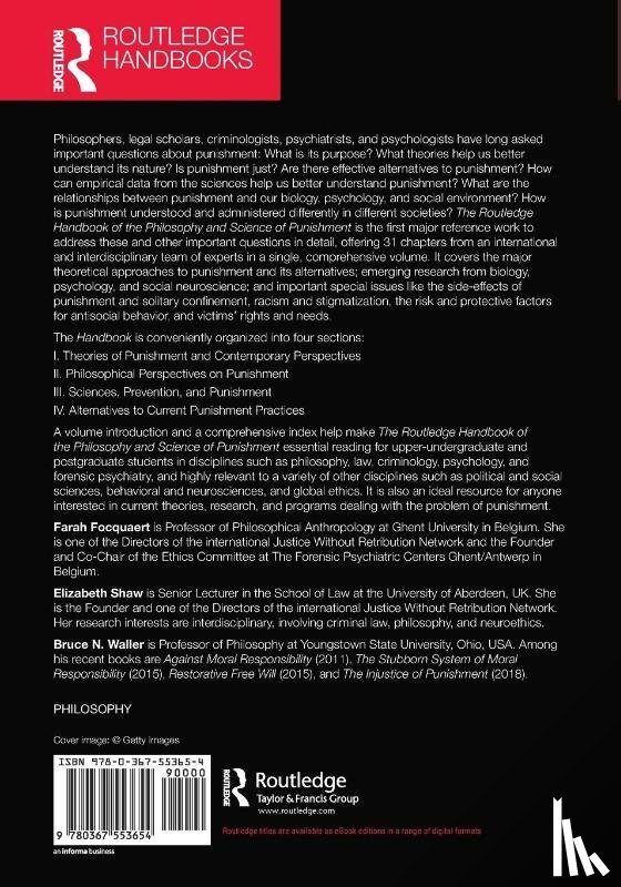  - The Routledge Handbook of the Philosophy and Science of Punishment