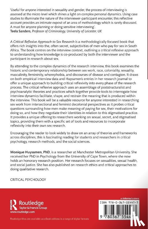 Huysamen, Monique - A Critical Reflexive Approach to Sex Research
