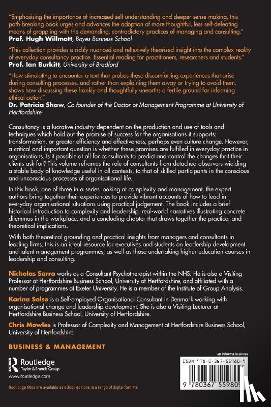  - The Complexity of Consultancy