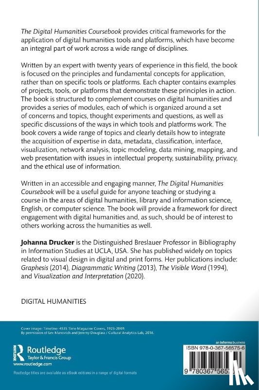 Drucker, Johanna (UCLA - The Digital Humanities Coursebook